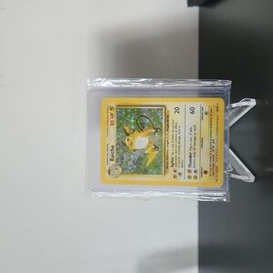 1999 Raichu Pokémon card
